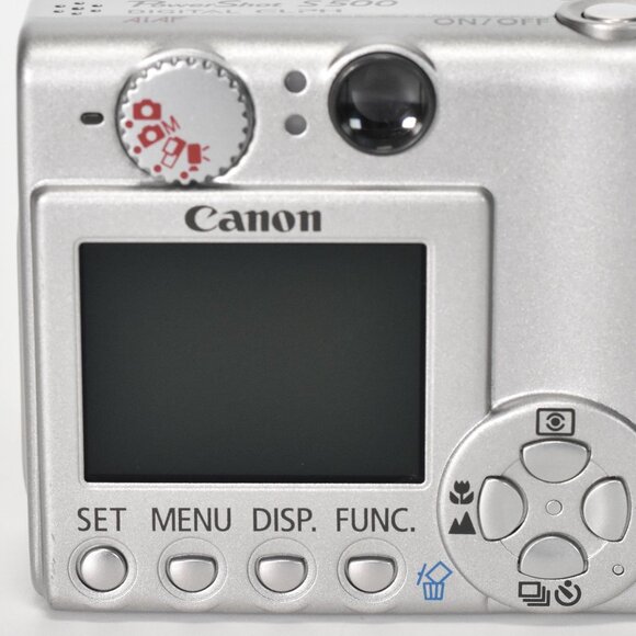 Canon PowerShot S500 Digital Elph Camera 5.0MP 3x Optical Zoom 2GB CF Card MINT - Picture 8 of 16